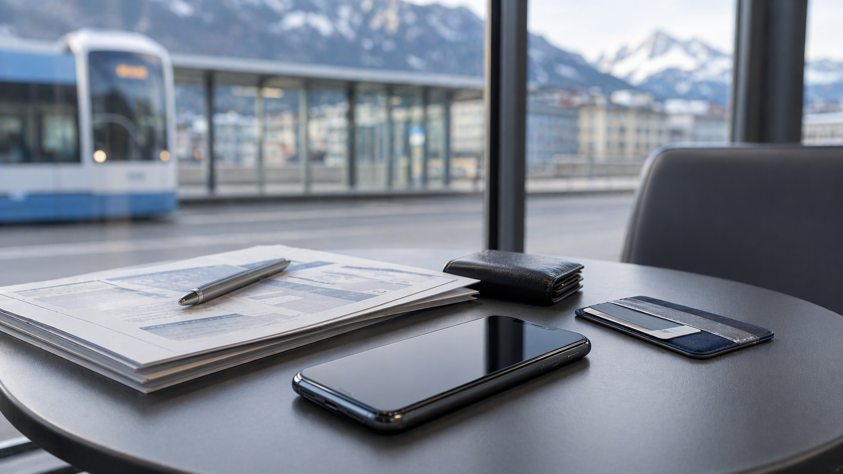 Smartphone et documents de comparaison mobile dans un cadre de mobilite suisse